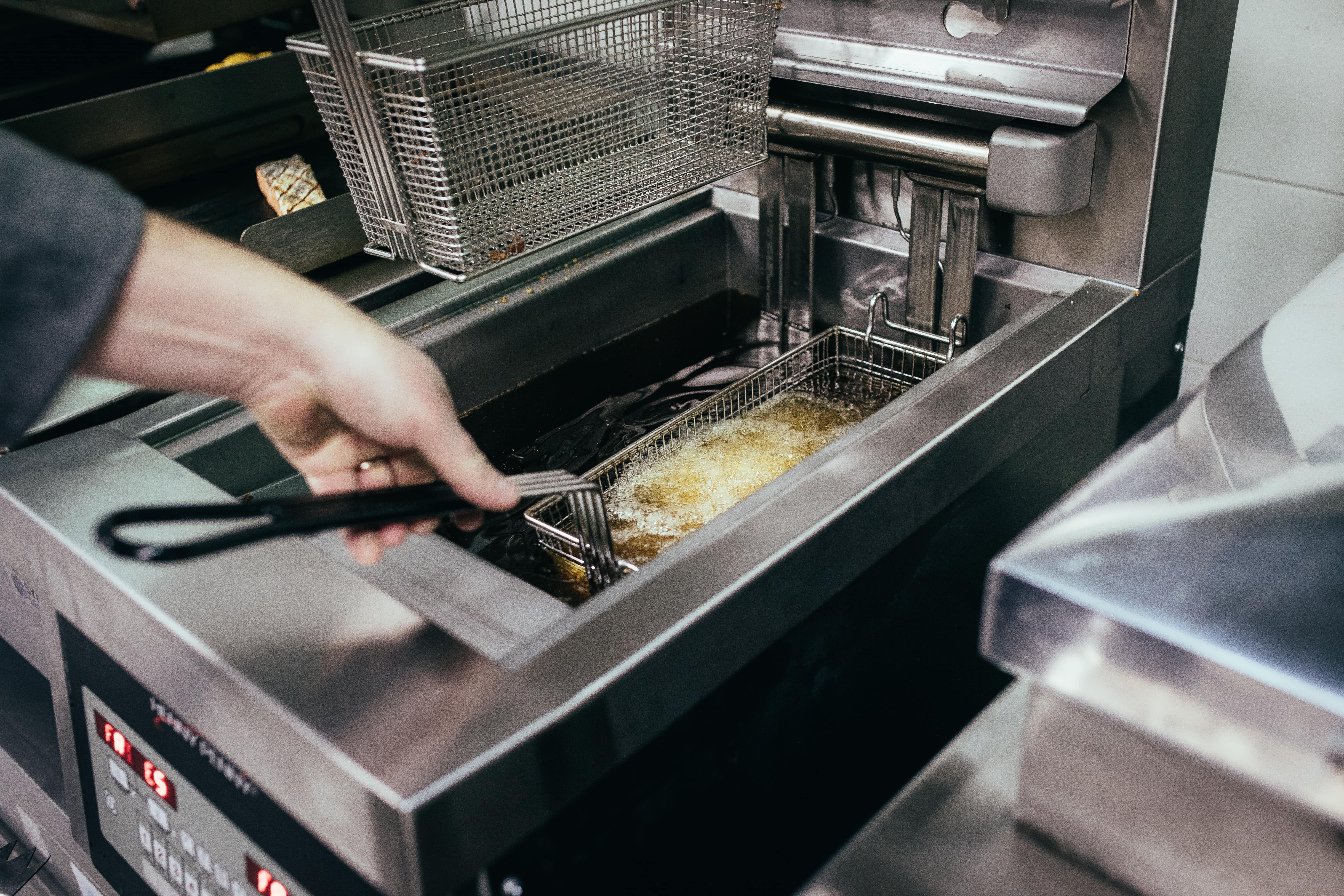 Friteuse professionnelle en inox